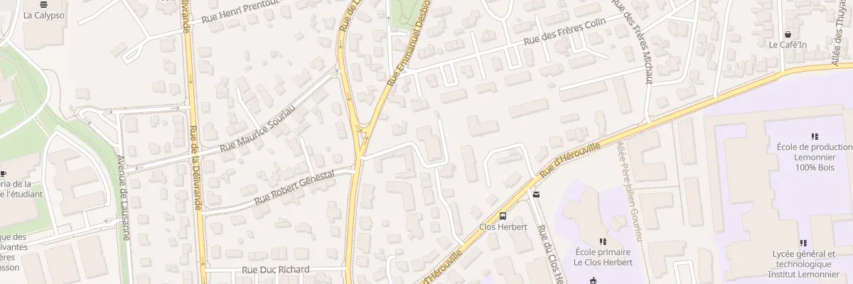 Plan du 42 Rue de Lebisey à Caen