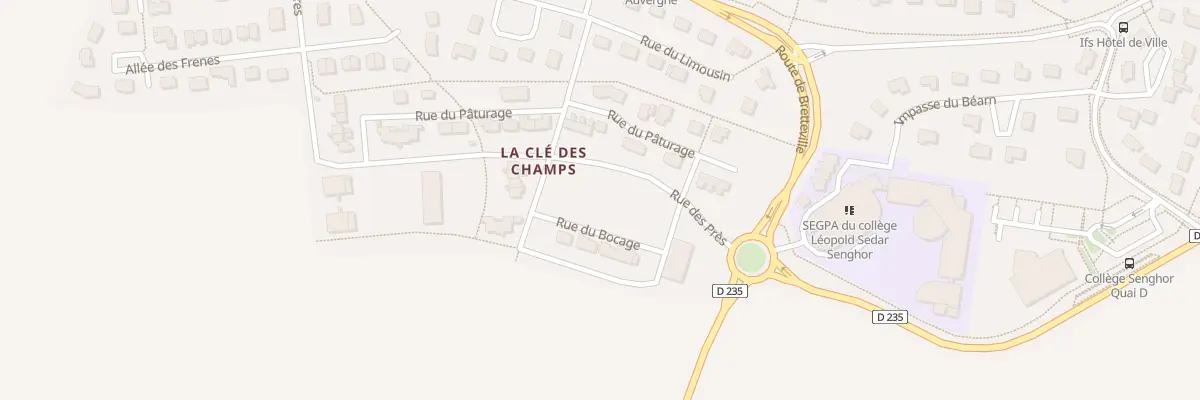 Plan du 6 Rue du Bocage à Ifs