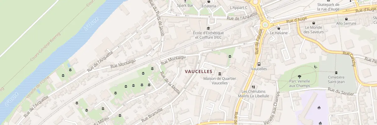 Plan du 2 Rue Branville à Caen