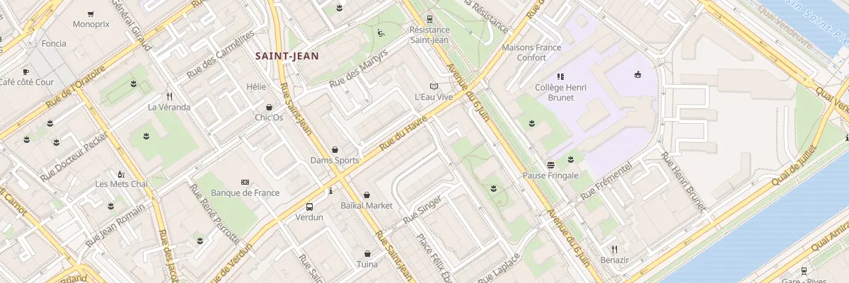 Plan du 34 Rue du Havre à Caen
