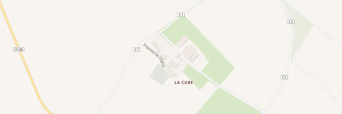 Plan du 2 Imp de l’Eglise aux Fosses