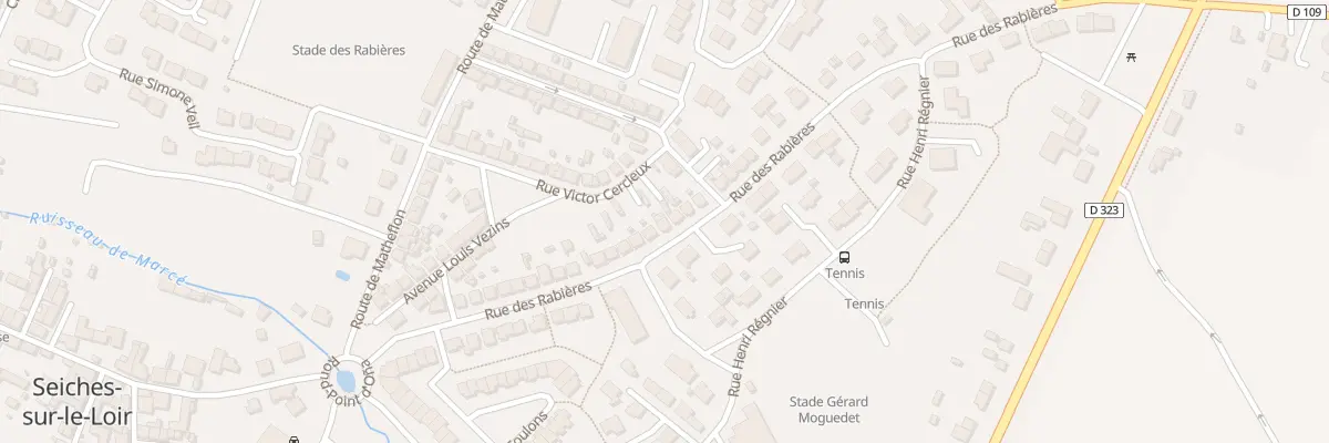 Plan du 33 Rue des Rabières à Seiches-sur-le-Loir