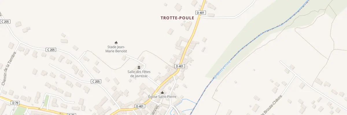 Plan du 33 Rue de l’Église à Javrezac