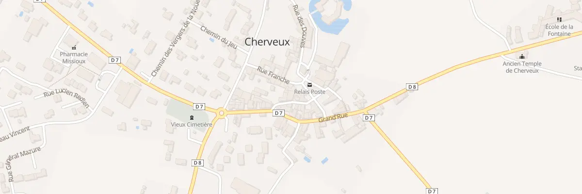 Plan du 2 Rue des Artisans à Cherveux