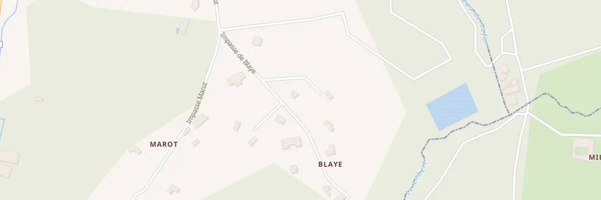Plan du 193 Imp de Blaye à Saint-Genès-de-Lombaud