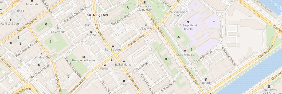 Plan du 30 Rue du Havre à Caen