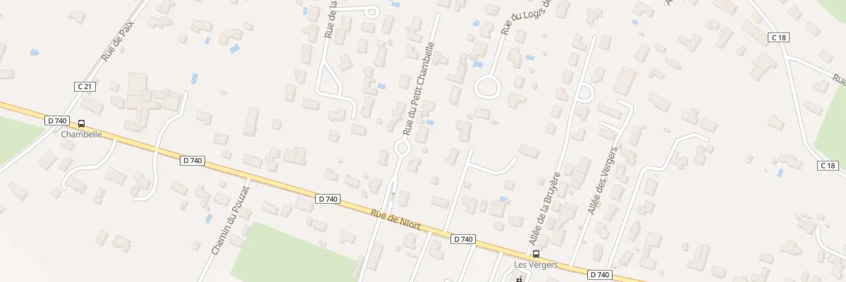 Plan du 6 Rue du Petit Chambelle à Prahecq
