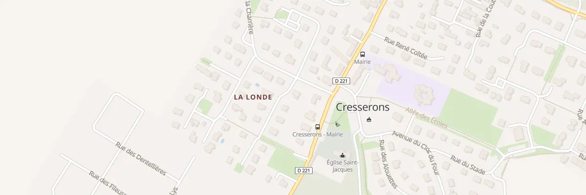 Plan du 1 Rue des Campanules à Cresserons