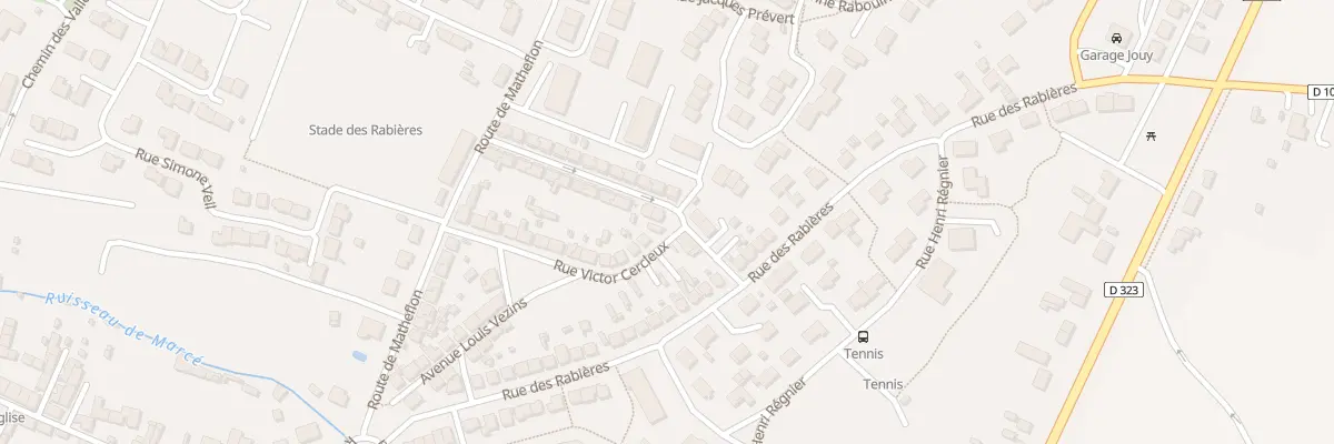 Plan du 23 Rue Henri Teillay à Seiches-sur-le-Loir