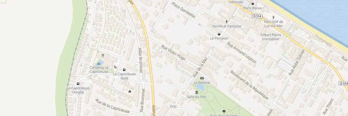 Plan du 17 Rue Victor Hugo à Luc-sur-Mer