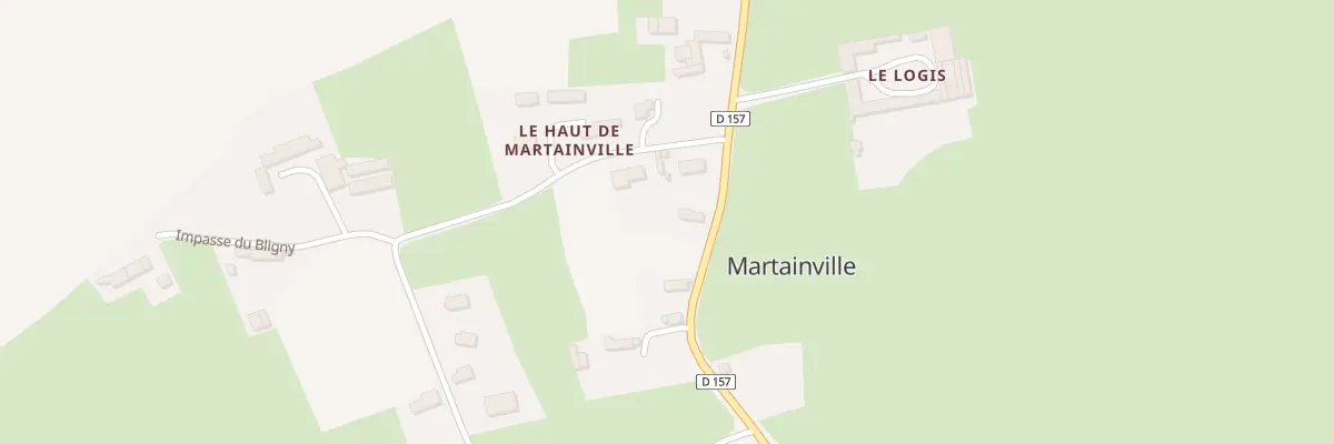 Plan du 5007 Le Haut de Martainville à Martainville