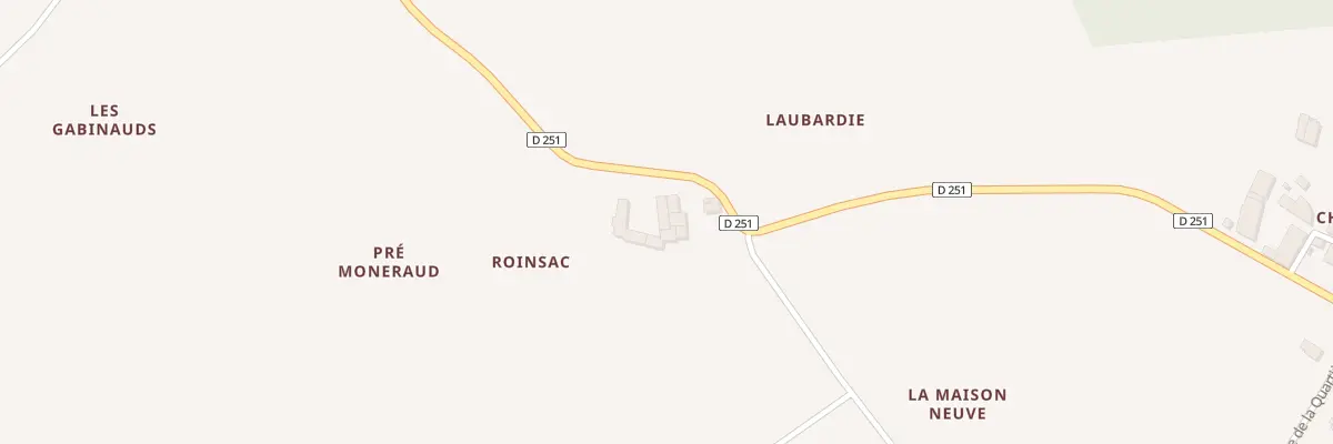 Plan du 14 Roinsac à Sainte-Lheurine