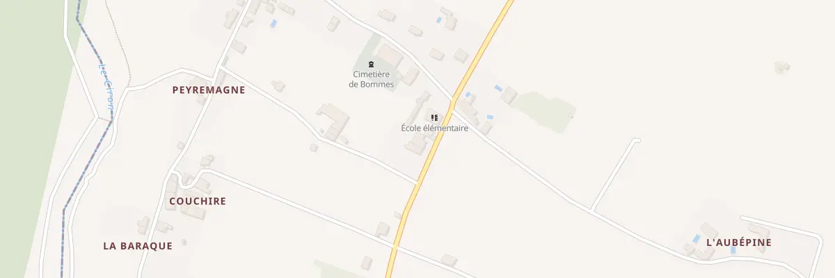 Plan du 3 Dublanc-Nord à Bommes