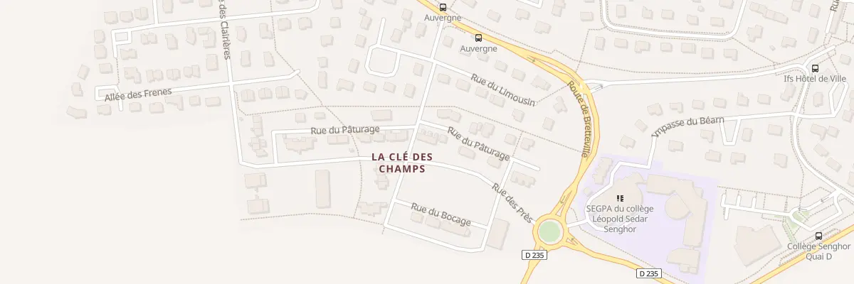 Plan du 19 Rue du Pâturage à Ifs