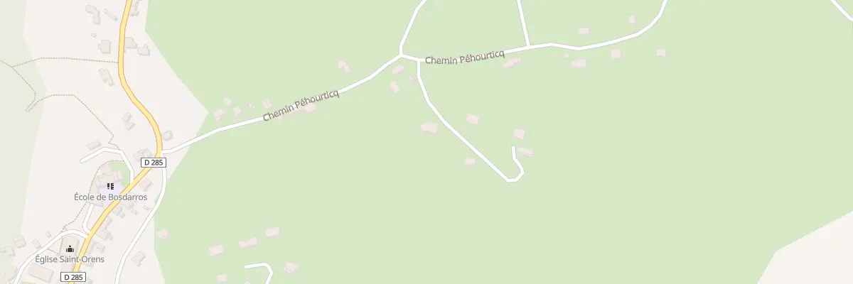 Plan du 5265 Che Péhourticq à Bosdarros