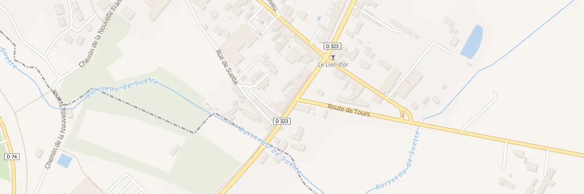 Plan du 84 Rue Nationale à Seiches-sur-le-Loir