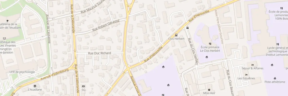 Plan du 5B Rue d’Hérouville à Caen