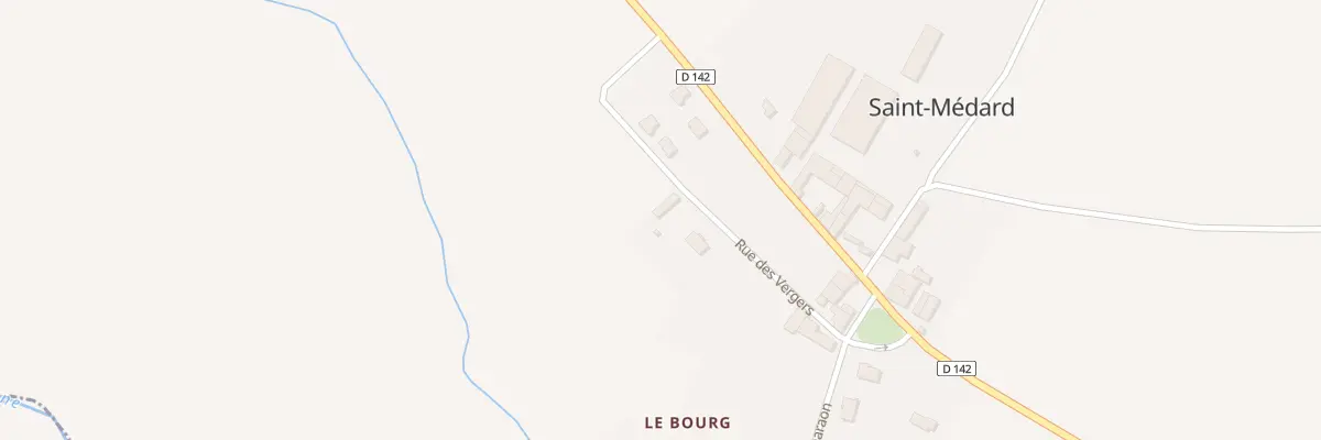 Plan du 7 Rue des Vergers à Saint-Médard