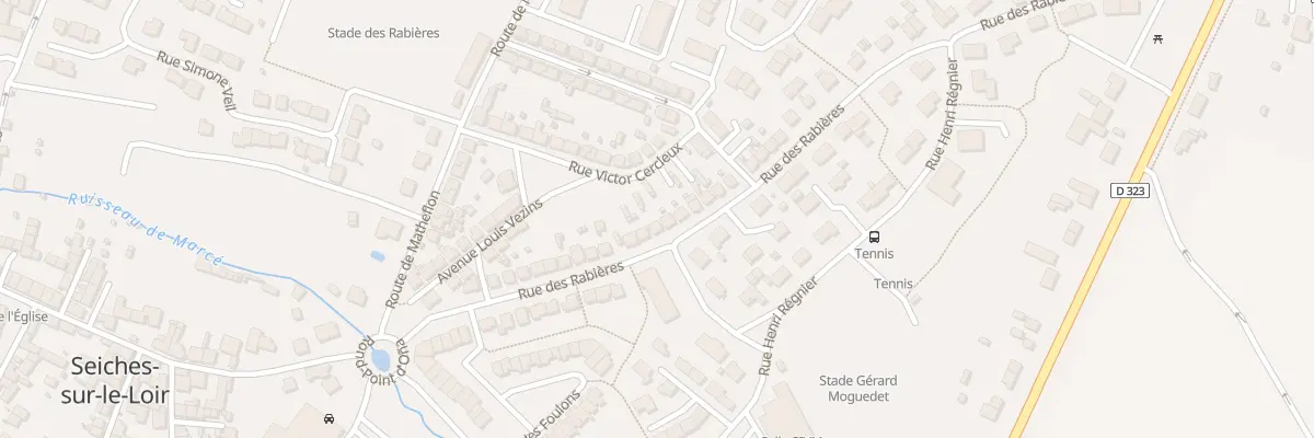 Plan du 27 Rue des Rabières à Seiches-sur-le-Loir