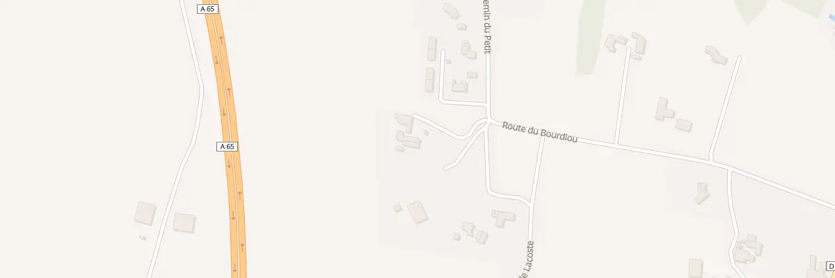 Plan du 587 Rte du Bourdiou à Saint-Cricq-Villeneuve
