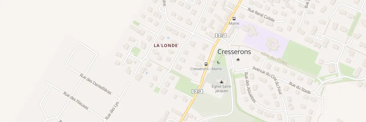 Plan du 5 Rue des Campanules à Cresserons