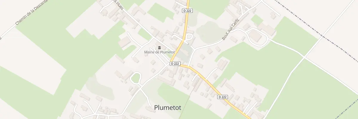 Plan du 1 Vc Bout aux Charrieres à Plumetot