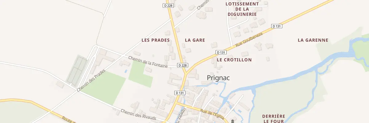 Plan du 4 Rue de Courcerac à Prignac