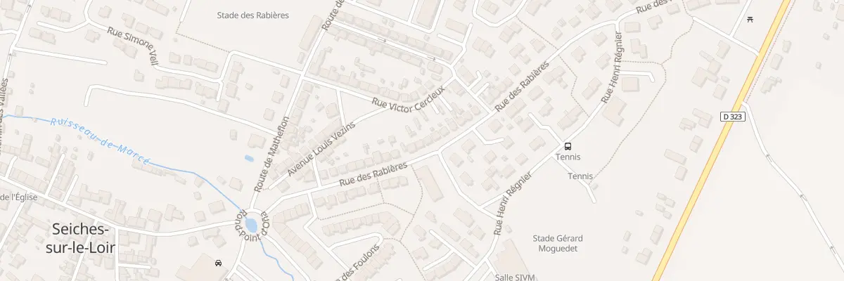 Plan du 25 Rue des Rabières à Seiches-sur-le-Loir