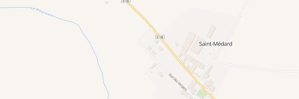 Plan du 6 Grand Verger à Saint-Médard