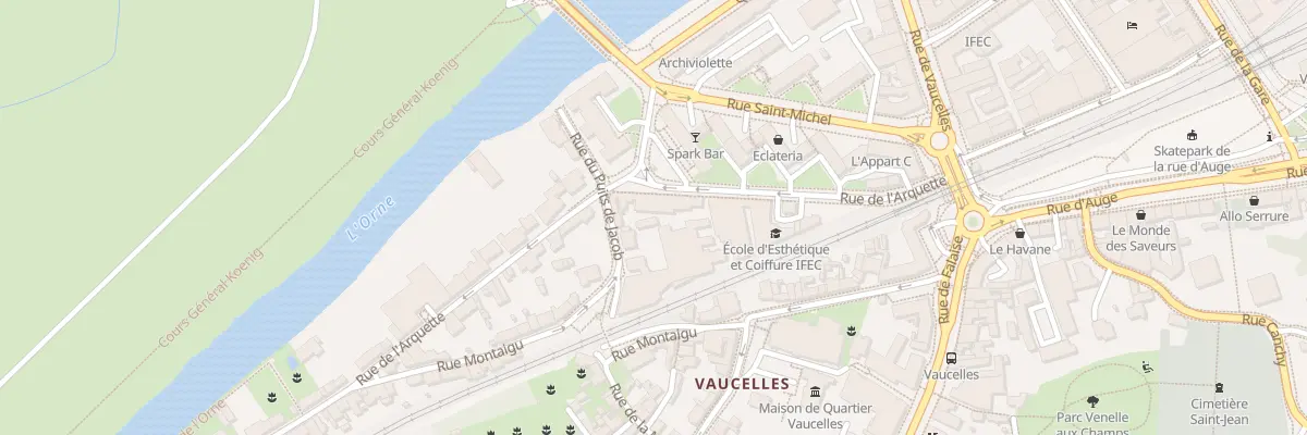 Plan du 13B Rue de l’Arquette à Caen