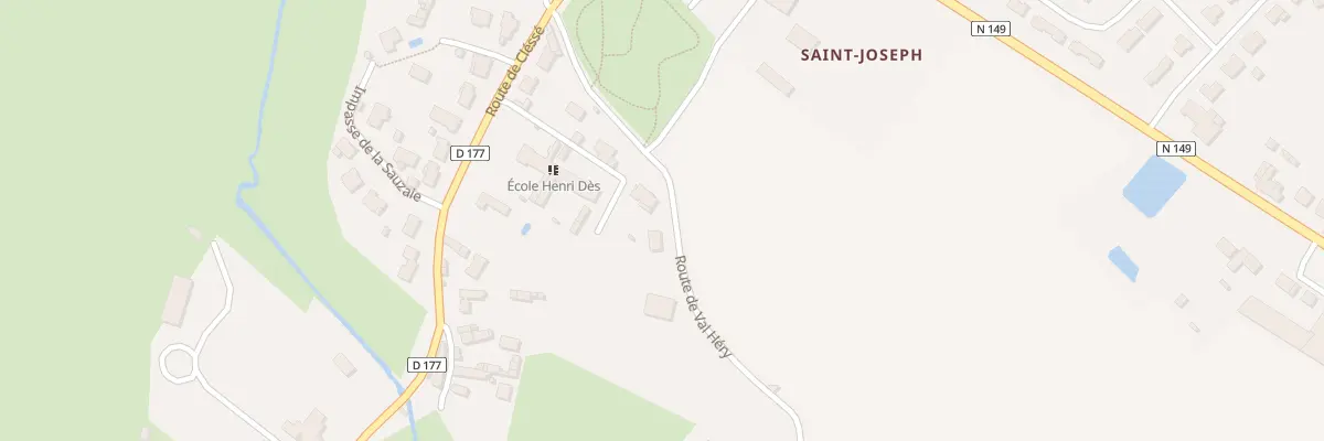 Plan du 14 Rte de Val-héry à Chiché