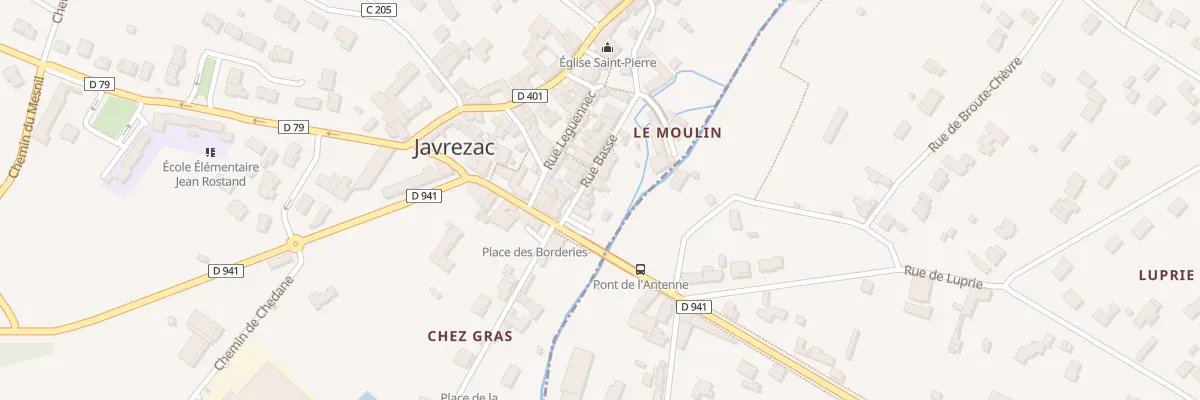 Plan du 2 Rue Basse à Javrezac