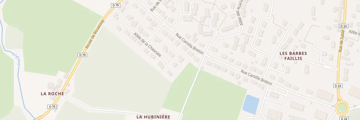 Plan du 18 All de la Chesnaie à Auvers-le-Hamon