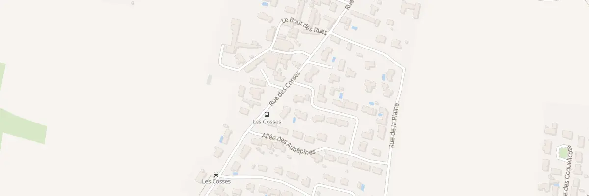 Plan du 77 Rue des Cosses à Vouillé