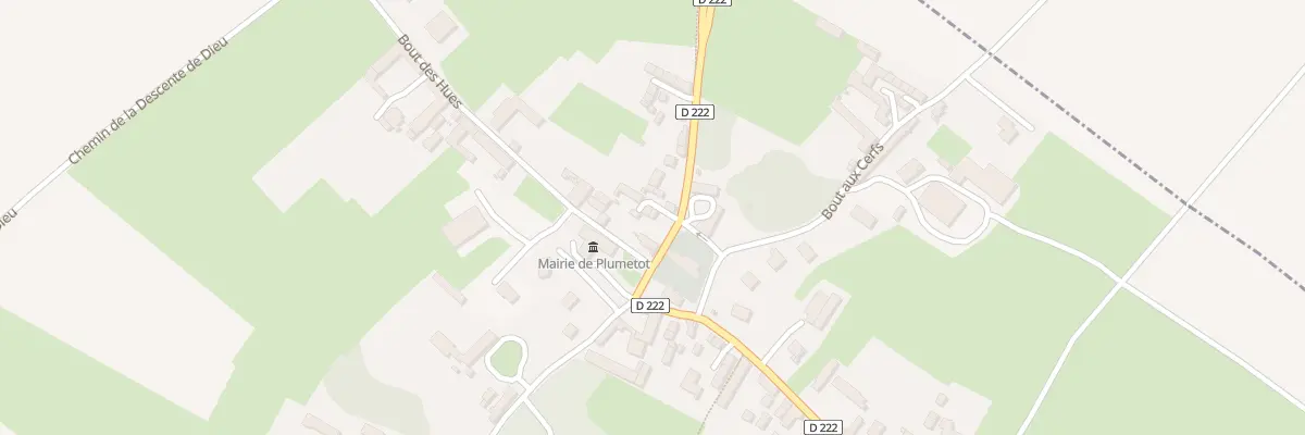 Plan du 1 Vc Bout de la Burbulence à Plumetot