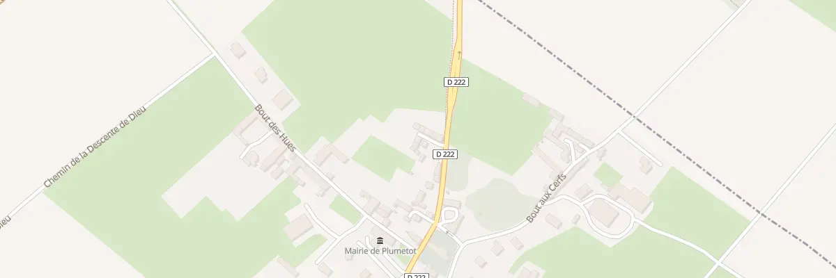 Plan du 17 Vc Bout de la Burbulence à Plumetot