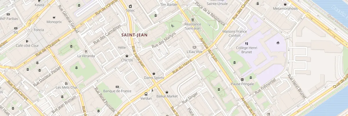 Plan du 23 Rue du Havre à Caen