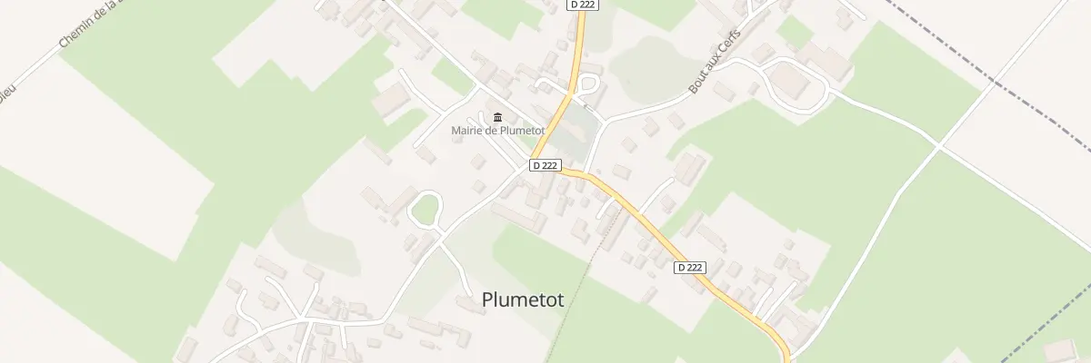 Plan du 2 Vc Bout aux Charrieres à Plumetot