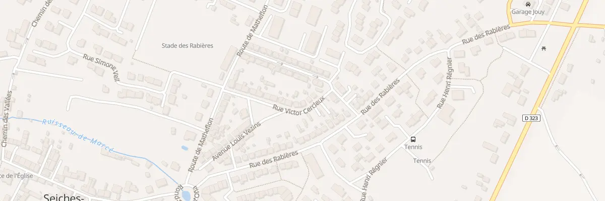 Plan du 21 Rue Victor Cercleux à Seiches-sur-le-Loir