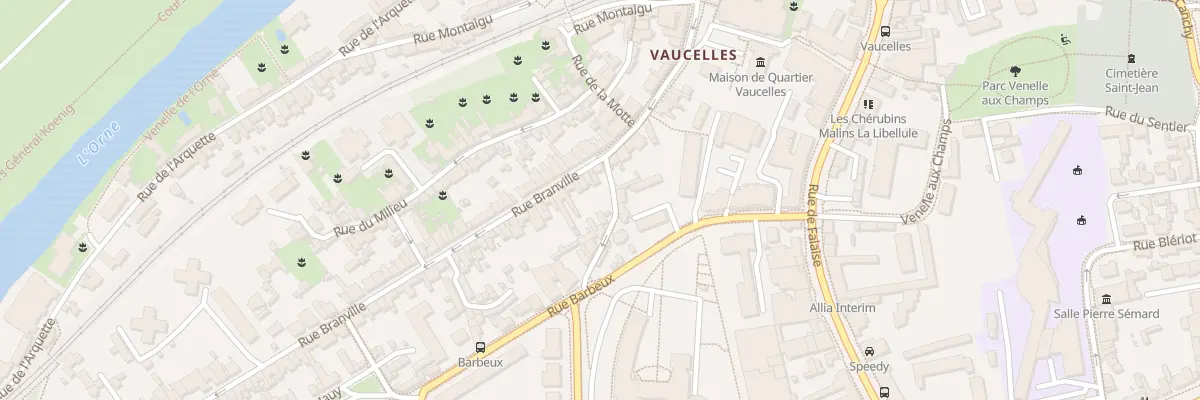 Plan du 21 Rue Branville à Caen