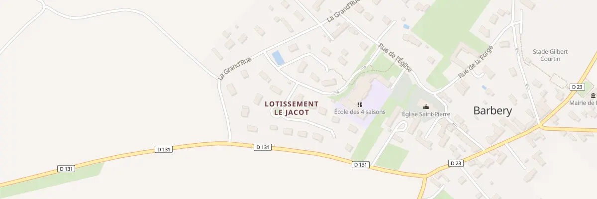 Plan du 5001 Imp du Petit Louvre à Barbery