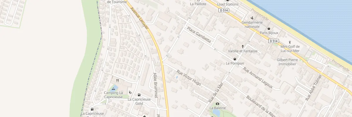 Plan du 24 Rue Victor Hugo à Luc-sur-Mer