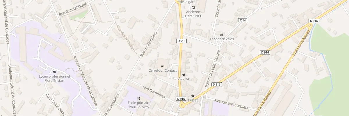 Plan du 11 Av Thiers à La Ferté Macé