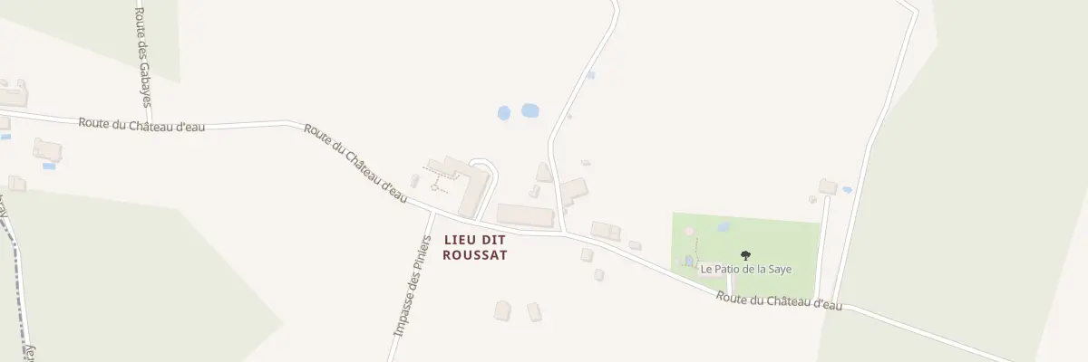Plan du 124 Roussat à Marcenais
