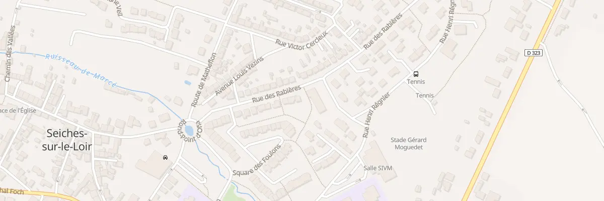 Plan du 18 Rue des Rabières à Seiches-sur-le-Loir