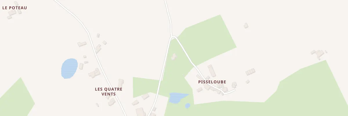 Plan du 3 Pisseloube à Azay-sur-Thouet