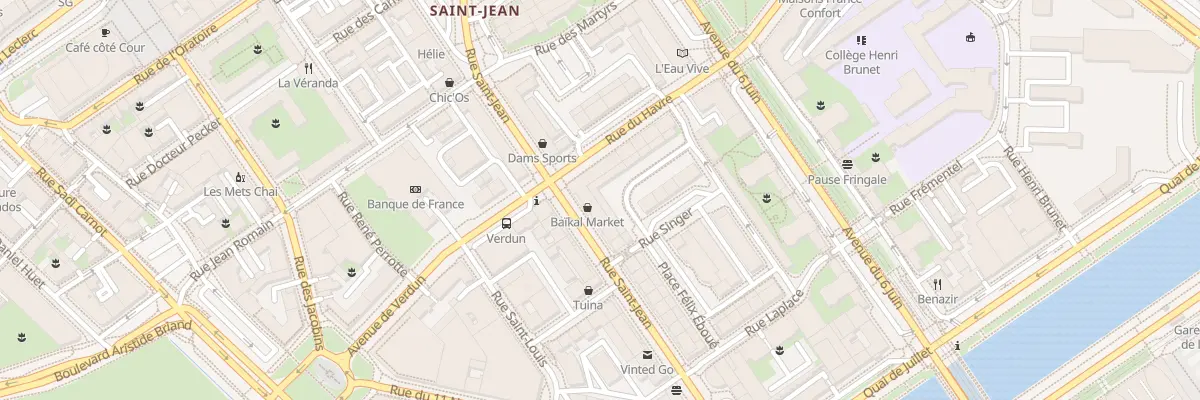 Plan du 12 Rue du Havre à Caen