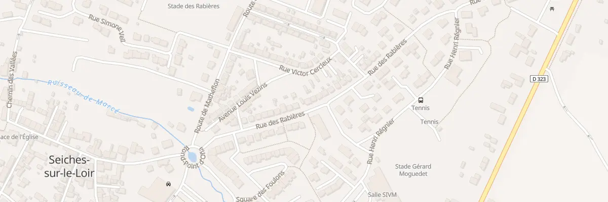 Plan du 21 Rue des Rabières à Seiches-sur-le-Loir