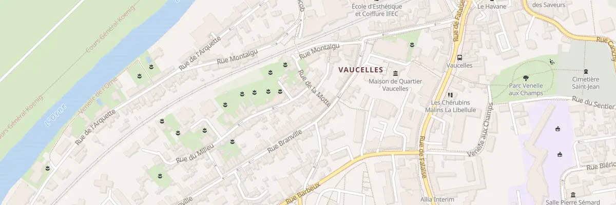 Plan du 24 Rue Branville à Caen