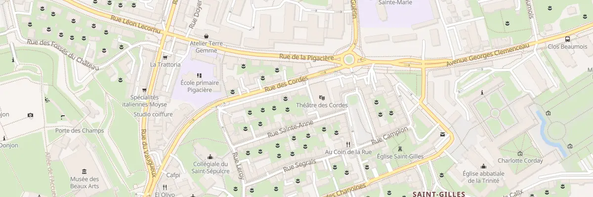 Plan du 26 Rue des Cordes à Caen
